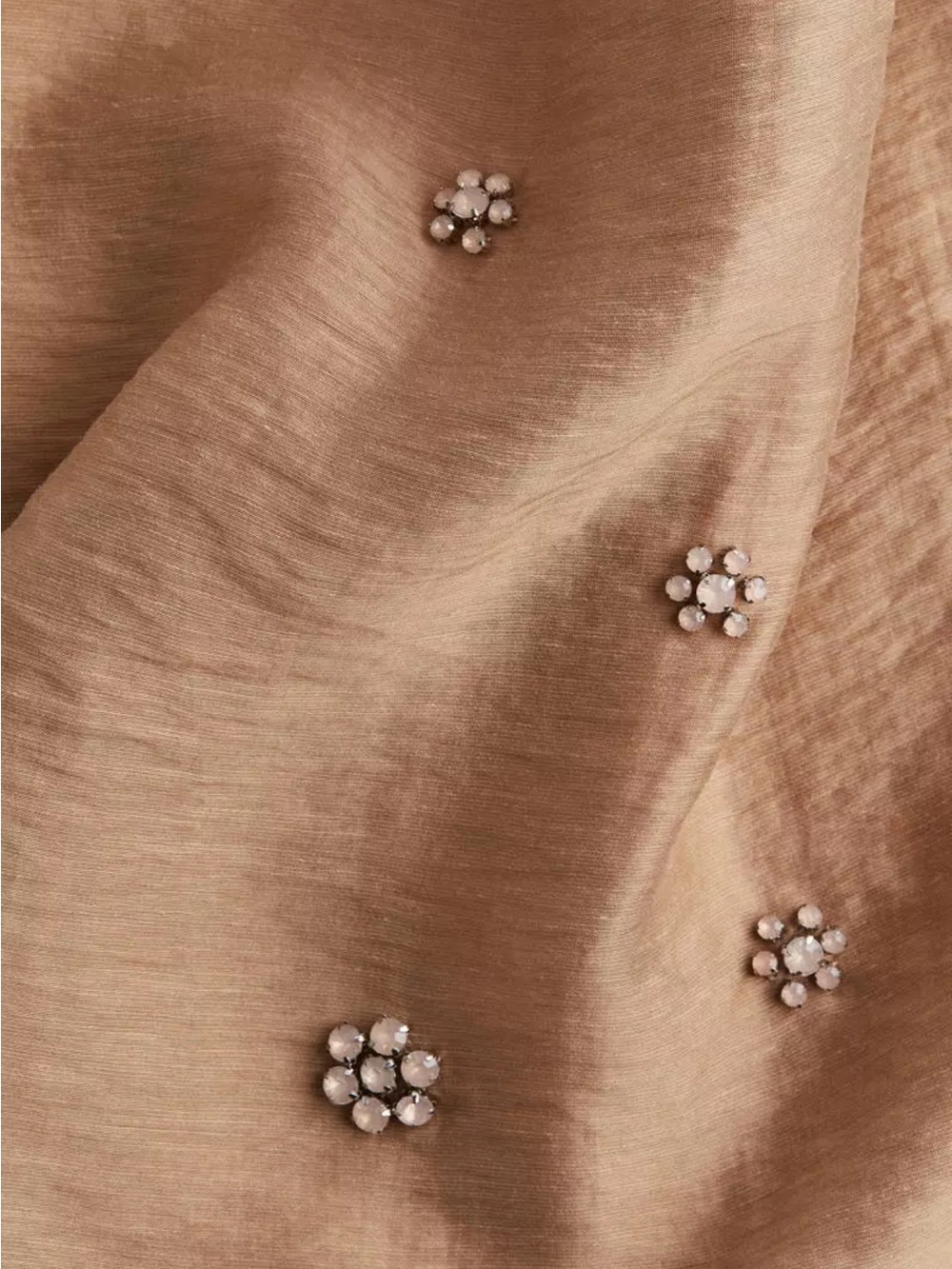 H&M Embellished Tan Midi Skirt - Picture 3 of 5